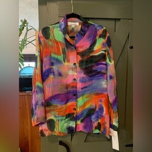 Vintage Colorful Abstract Top